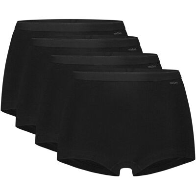 Ten Cate Basics Organic Cotton Stretch Short 4-pack Zwart-L Ten Cate Basics Organic Cotton Stretch Short 4-pack Zwart-L