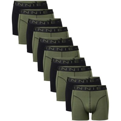 Vinnie-G Boxershorts 10-pack Black / Forest Green-L Vinnie-G Boxershorts 10-pack Black / Forest Green-L