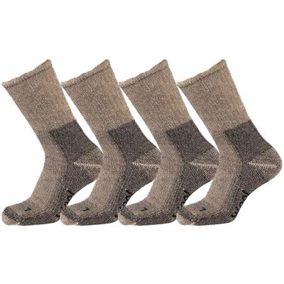 Xtreme Trekking Sokken Thermal Medium 4-pack Grey Mouliner-45/47 Xtreme Trekking Sokken Thermal Medium 4-pack Grey Mouliner-45/47