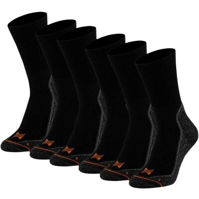 Xtreme Werksokken Thermo 6-pack Multi Black-45/47 Xtreme Werksokken Thermo 6-pack Multi Black-45/47