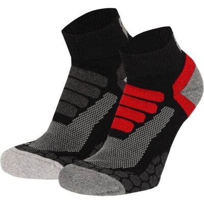 Xtreme Wandelsokken Quarter 2-pack Multi Black-42/45 Xtreme Wandelsokken Quarter 2-pack Multi Black-42/45