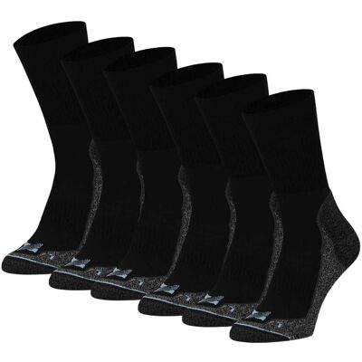 Xtreme Werksokken Cool 6-pack Multi Black-48/50 Xtreme Werksokken Cool 6-pack Multi Black-48/50