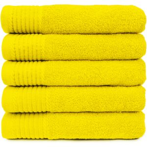The One Towelling The One Badhanddoek 450 gram 70x140 Geel (5 stuks) The One Towelling The One Badhanddoek 450 gram 70x140 Geel (5 stuks)