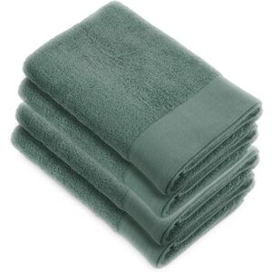 Walra Soft Cotton Handdoek 70 x 140 cm 550 gram Legergroen - 4 stuks Walra Soft Cotton Handdoek 70 x 140 cm 550 gram Legergroen - 4 stuks