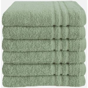 Byrklund Handdoek 50x100 cm 500gram Jade - 6 stuks Byrklund Handdoek 50x100 cm 500gram Jade - 6 stuks