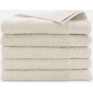 Walra Soft Cotton Handdoeken 70 x 140 cm - 550 gr/m² - Kiezel Grijs - 5 stuks Walra Soft Cotton Handdoeken 70 x 140 cm - 550 gr/m² - Kiezel Grijs - 5 stuks