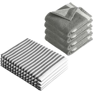 Byrklund Keuken- en Theedoeken set Dry Dishes & Dry Hands Grijs - 8 delig Byrklund Keuken- en Theedoeken set Dry Dishes & Dry Hands Grijs - 8 delig