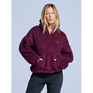 Poederbaas Fluffy Hoodie Dames Four Seasons Bordeaux-S Poederbaas Fluffy Hoodie Dames Four Seasons Bordeaux-S