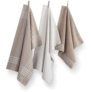 Walra Keuken- en Theedoekenset Superior Taupe Walra Keuken- en Theedoekenset Superior Taupe