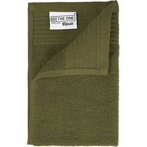 The One Towelling The One Gastendoek 30x50 cm 500 gram Olive Green The One Towelling The One Gastendoek 30x50 cm 500 gram Olive Green