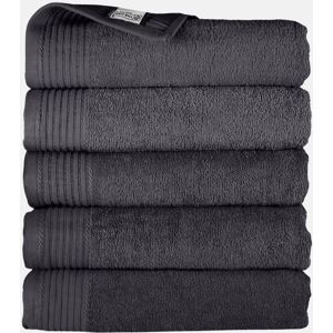 The One Towelling The One Handdoek 450 gram 50x100 cm Antraciet (5 stuks) The One Towelling The One Handdoek 450 gram 50x100 cm Antraciet (5 stuks)