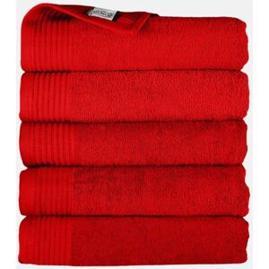The One Towelling The One Handdoek 450 gram 50x100 cm Rood (5 stuks) The One Towelling The One Handdoek 450 gram 50x100 cm Rood (5 stuks)