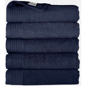 The One Towelling The One Badhanddoek 450 gram 70x140 cm Navy (5 stuks) The One Towelling The One Badhanddoek 450 gram 70x140 cm Navy (5 stuks)