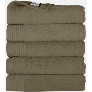 The One Towelling The One Badhanddoek 450 gram 70x140 cm Olive Green (5 stuks) The One Towelling The One Badhanddoek 450 gram 70x140 cm Olive Green (5 stuks)