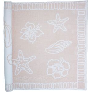 The One Towelling Strandhanddoek Hawaii 90 x 190cm Salmon / White The One Towelling Strandhanddoek Hawaii 90 x 190cm Salmon / White