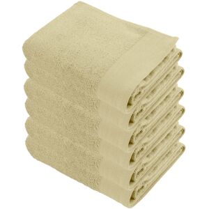 Walra Soft Cotton Handdoek 50 x 100 cm 550 gram Maisgeel - 6 stuks Walra Soft Cotton Handdoek 50 x 100 cm 550 gram Maisgeel - 6 stuks