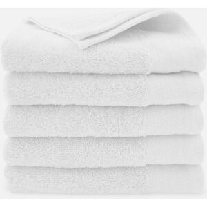 Walra Soft Cotton Handdoeken 50 x 100 cm - 550 gr/m² - Wit - 5 stuks Walra Soft Cotton Handdoeken 50 x 100 cm - 550 gr/m² - Wit - 5 stuks