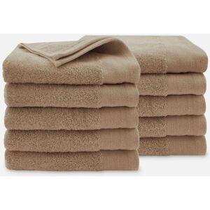 Walra Soft Cotton Handdoek 60 x 110 cm 550 gram Bruin - 10 stuks Walra Soft Cotton Handdoek 60 x 110 cm 550 gram Bruin - 10 stuks