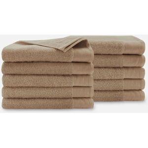 Walra Soft Cotton Handdoek 70 x 140 cm 550 gram Bruin - 10 stuks Walra Soft Cotton Handdoek 70 x 140 cm 550 gram Bruin - 10 stuks