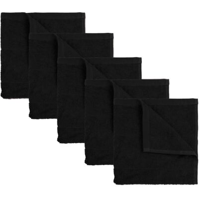 The One Towelling The One Keukendoek 50 x 50 cm Zwart - 5 stuks The One Towelling The One Keukendoek 50 x 50 cm Zwart - 5 stuks