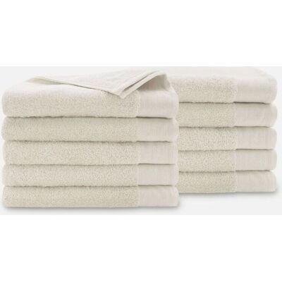 Walra Soft Cotton Handdoeken 70 x 140 cm - 550 gr/m² - Kiezel Grijs - 10 stuks Walra Soft Cotton Handdoeken 70 x 140 cm - 550 gr/m² - Kiezel Grijs - 10 stuks