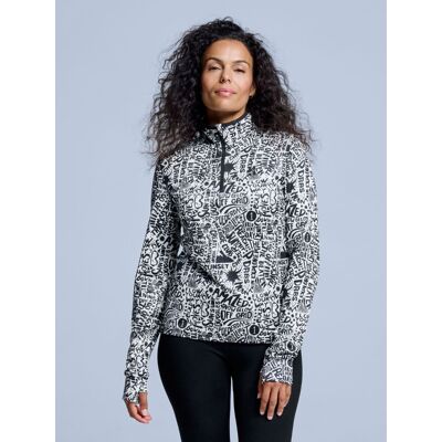 Poederbaas Skipully Dames Cabin Life Wit / Zwart-XS Poederbaas Skipully Dames Cabin Life Wit / Zwart-XS