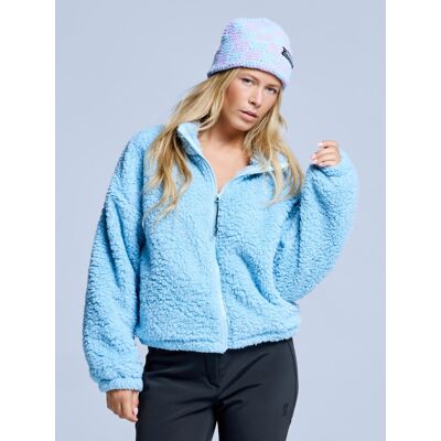Poederbaas Fluffy Jacket Dames Four Seasons Ice Blue-S Poederbaas Fluffy Jacket Dames Four Seasons Ice Blue-S