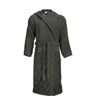 The One Hoody Badjas - 420g/m² Katoen - Antraciet The One Hoody Badjas - 420g/m² Katoen - Antraciet
