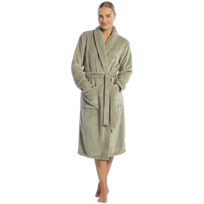 Ten Cate Badjas Dames Minty Green Stripe-M Ten Cate Badjas Dames Minty Green Stripe-M