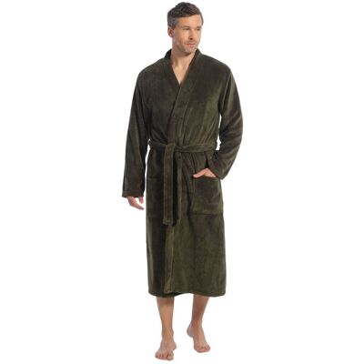 Ten Cate Badjas Heren Donker Groen-L Ten Cate Badjas Heren Donker Groen-L