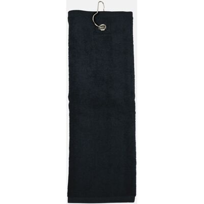 The One Golfhanddoek - 40x50cm Zwart - 3 Varianten The One Golfhanddoek - 40x50cm Zwart - 3 Varianten