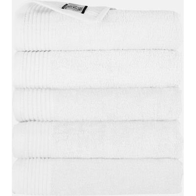 The One Towelling The One Badhanddoek 450 gram 70x140 cm Wit (5 stuks) The One Towelling The One Badhanddoek 450 gram 70x140 cm Wit (5 stuks)
