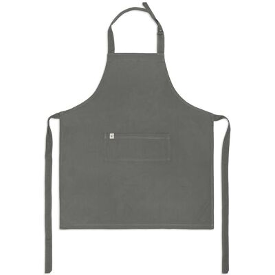 Walra Keukenschort Cook with Happiness Off Black Walra Keukenschort Cook with Happiness Off Black
