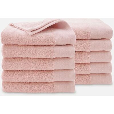 Walra Soft Cotton Handdoeken 50 x 100 cm - 550 gr/m² - Roze - 10 stuks Walra Soft Cotton Handdoeken 50 x 100 cm - 550 gr/m² - Roze - 10 stuks