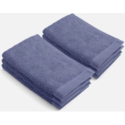 Walra Remade Cotton Gastendoekje 30 x 50 cm 550 gram Blauw - 6 stuks Walra Remade Cotton Gastendoekje 30 x 50 cm 550 gram Blauw - 6 stuks