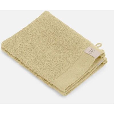 Walra Soft Cotton Washandje 16 x 21 cm 550 gram Maisgeel - 2 stuks Walra Soft Cotton Washandje 16 x 21 cm 550 gram Maisgeel - 2 stuks
