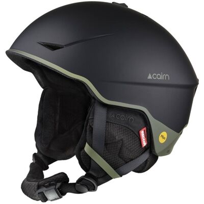 Cairn Skihelm Rise MIPS® Mat Black Khaki-54/56 Cairn Skihelm Rise MIPS® Mat Black Khaki-54/56