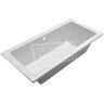 Wiesbaden Santino SQ Inbouw Ligbad (180x80x49 cm) Wit Duo