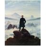 PGM Kunstdruk Caspar David Friedrich - Der Wanderer im Nebelmeer 70x90cm