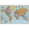 Pyramid Poster Stanfords General Map of the World Colour 91,5x61cm
