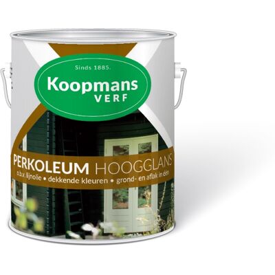 Koopmans Perkoleum beits - 2,5 ltr - Dekkend Venstergrijs Koopmans Perkoleum beits - 2,5 ltr - Dekkend Venstergrijs