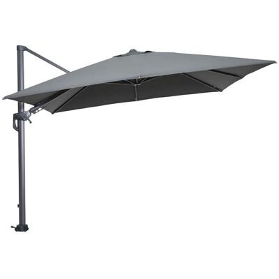 Garden Impressions Hawaii parasol - 300x300 cm - carbon black - dark grey Garden Impressions Hawaii parasol - 300x300 cm - carbon black - dark grey
