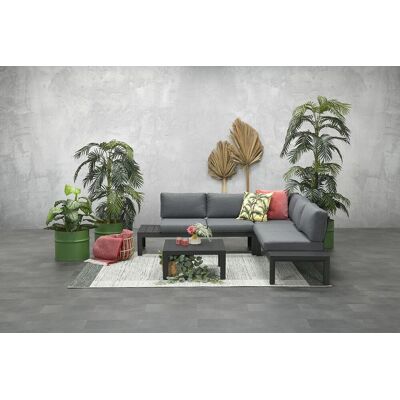 Garden Impressions Adelaide loungeset 4-delig carbon black/ mystic grey - Showmodel Numansdorp, Strijen, Amersfoort en Wommelgem Garden Impressions Adelaide loungeset 4-delig carbon black/ mystic grey - Showmodel Numansdorp, Strijen, Amersfoort en Wommelgem