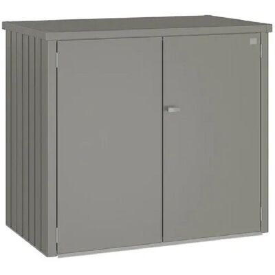 BIOHORT Opslagbox - Staal, quarzgrijs metallic - 147cm x 129cm x 88cm BIOHORT Opslagbox - Staal, quarzgrijs metallic - 147cm x 129cm x 88cm