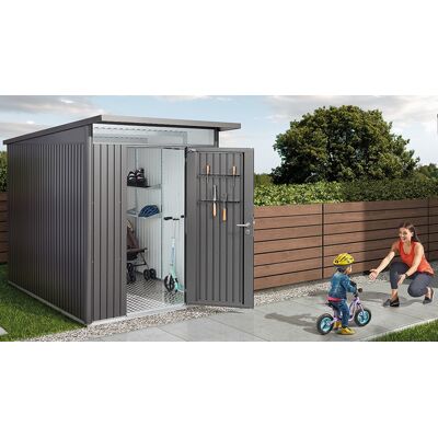 Biohort AvantGarde ECO A1 metalen berging 180x220x218 cm met dubbele deur Biohort AvantGarde ECO A1 metalen berging 180x220x218 cm met dubbele deur