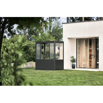 Biohort Florentina metalen tuinkas 213,4 x 201,6 x 103,1 cm donkergrijs metallic Biohort Florentina metalen tuinkas 213,4 x 201,6 x 103,1 cm donkergrijs metallic