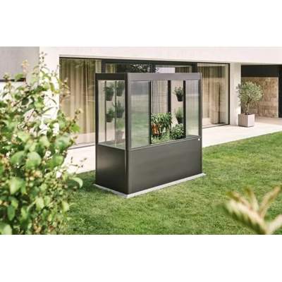 Biohort Florentina metalen tuinkas 213,4 x 201,6 x 54,7 cm donkergrijs metallic Biohort Florentina metalen tuinkas 213,4 x 201,6 x 54,7 cm donkergrijs metallic
