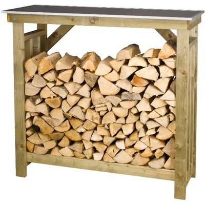 Lutrabox Houtopslag/Tuinwerktafel 125x50x120 cm Lutrabox Houtopslag/Tuinwerktafel 125x50x120 cm
