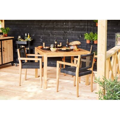 Tuindeco Teak tuintafel vierkant Tuindeco Teak tuintafel vierkant