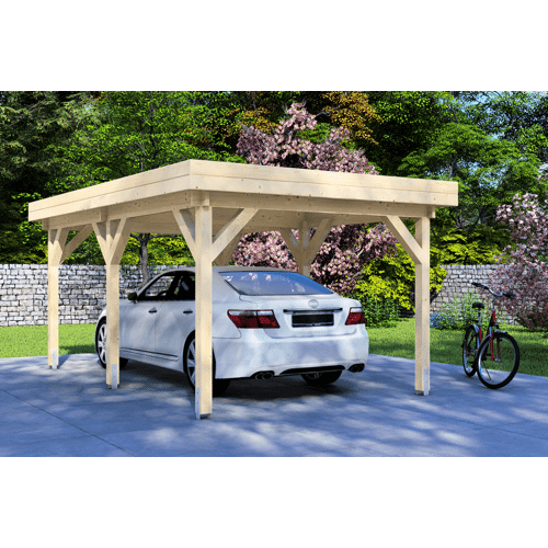 Van Kooten Tuin en Buitenleven Carport 300x500 cm plat dak - Van Kooten